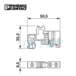 1201442 E/Uhohoenix nd lamp lámpara erminal Lock Din AIL crew ixed ierminal Lock nd Topper lamps lámparas - Product Image 2