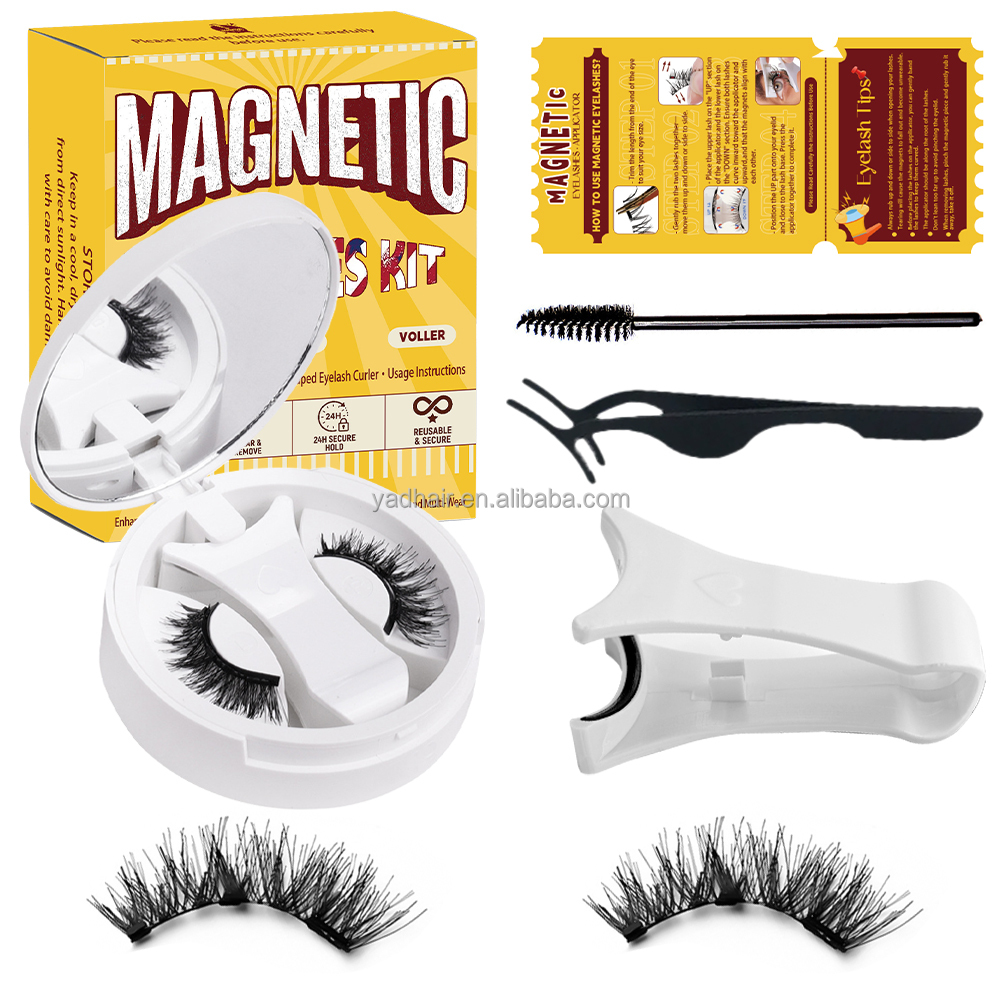 Faux cils magnétiques cto6 avec applicateur