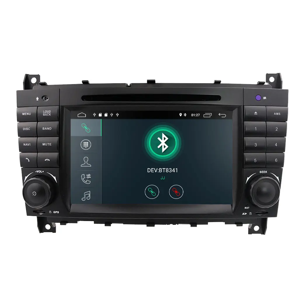 Lettore Dvd per auto Android Car Stereo Audio Fascia Frame Autoradio per Mercedes Benz W203 C200 W463 Sprinter Clk W209 B200