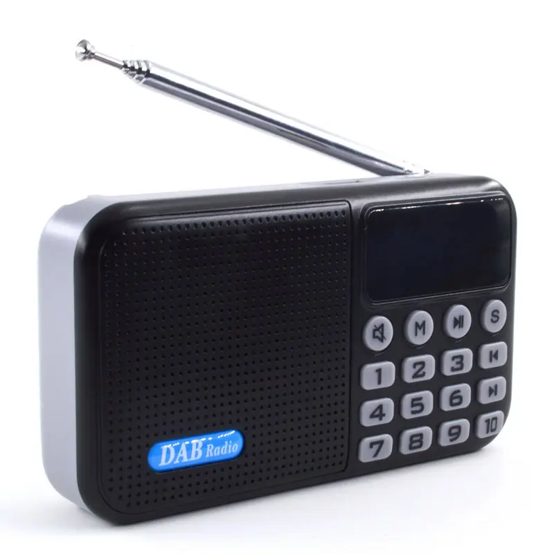 DAB-P8 taşınabilir DAB/DAB + FM dijital radyo ile bluetooth hoparlör ve TF kart USB çalar