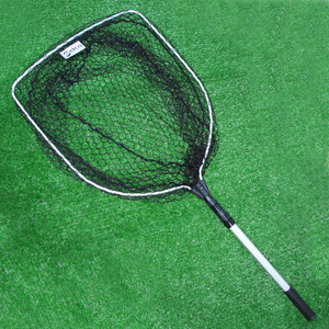 Portum Rete Length 200Cm <strong>Round</strong> Polyester Fiber+Al D Shape Oxide Original Steel Frame Floating Landing <strong>Net</strong> - Product Image 2