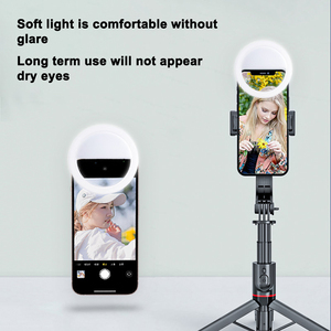 Wholesale Portable Selfie Ring Light Camera Clip-on Mobile Phone <strong>Led</strong> Selfie Ring Light for Smartphone - Product Image 3
