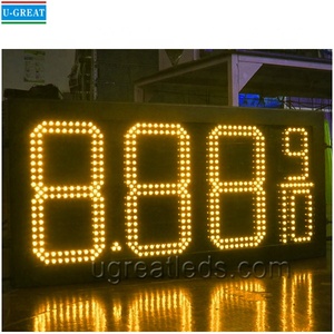 Wasserdichte HF-Fernbedienung für den Außenbereich 20 Zoll 24 Zoll 7-Segment-LED-Tankstellenanzeige - Product Image 3