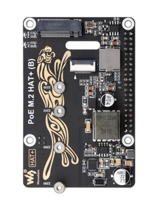 PCIe to M.2 Adapter With PoE <strong>Function</strong> (B) for <strong>Raspberry</strong> <strong>Pi</strong> 5, NVMe Protocol M.2 Solid State Drive, High-speed Reading/Writing - Product Image 4
