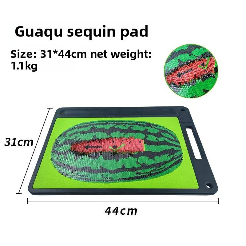 Base + une seule pièce melon fun sequin grève pad