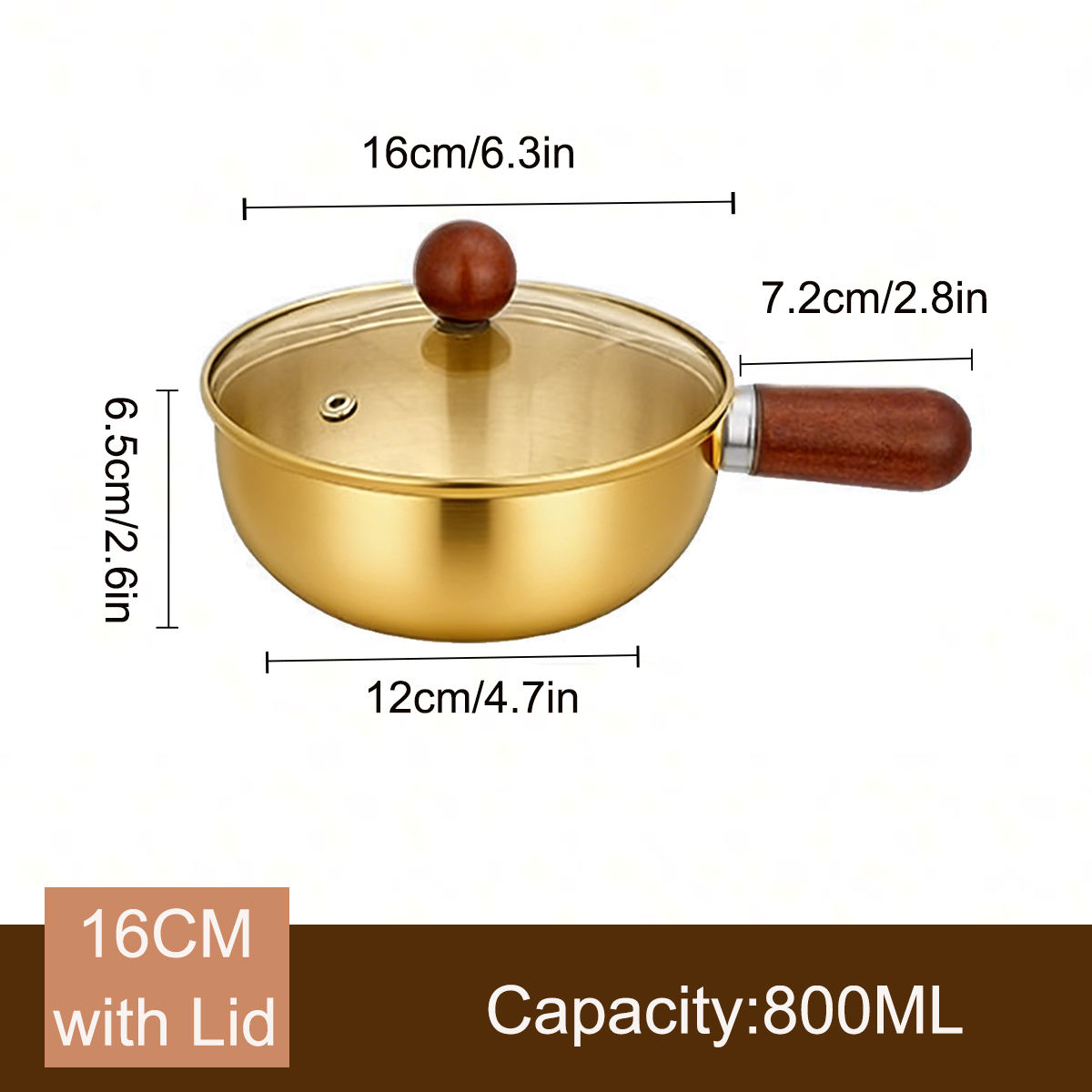 Or 16 avec couvercle