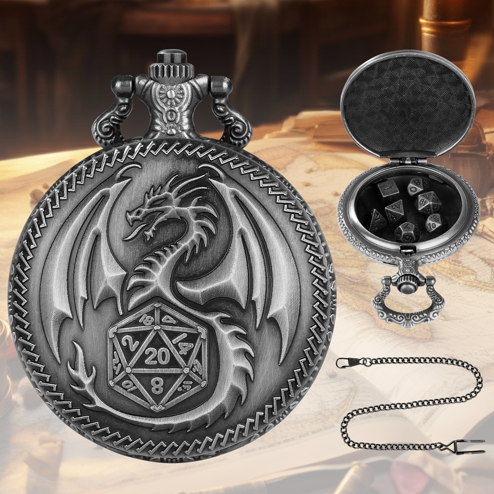 Dragon en relief - Nickel
