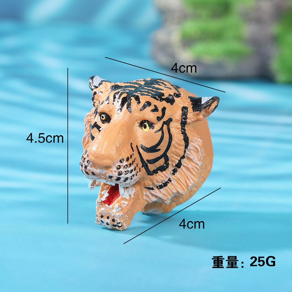 Imán para nevera con cabeza de tigre