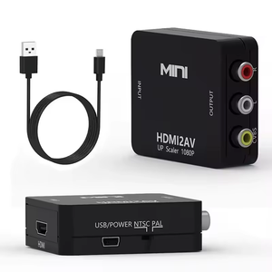 Mini Black to AV Converter Adapter 1080p CVBS Divisores y convertidores de audio y video compuesto - Product Image 2