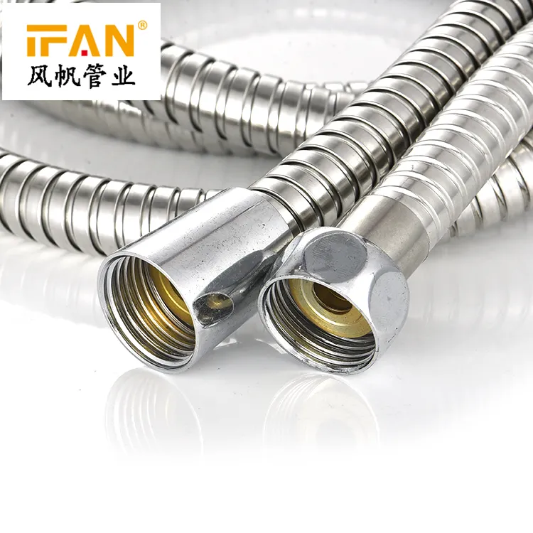 IFAN Bathtub Parts Accessories Wash Basin SS Material 1/2Size Plumbing Hose With Bath & Shower Sets