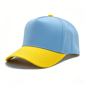 Two-tone Cotton 3d <strong>Patch</strong> Embroidered 5-<strong>Panel</strong> Mid Profile Custom Pattern Baseball Custom Suede Fitted Baseball Caps - Product Image 1