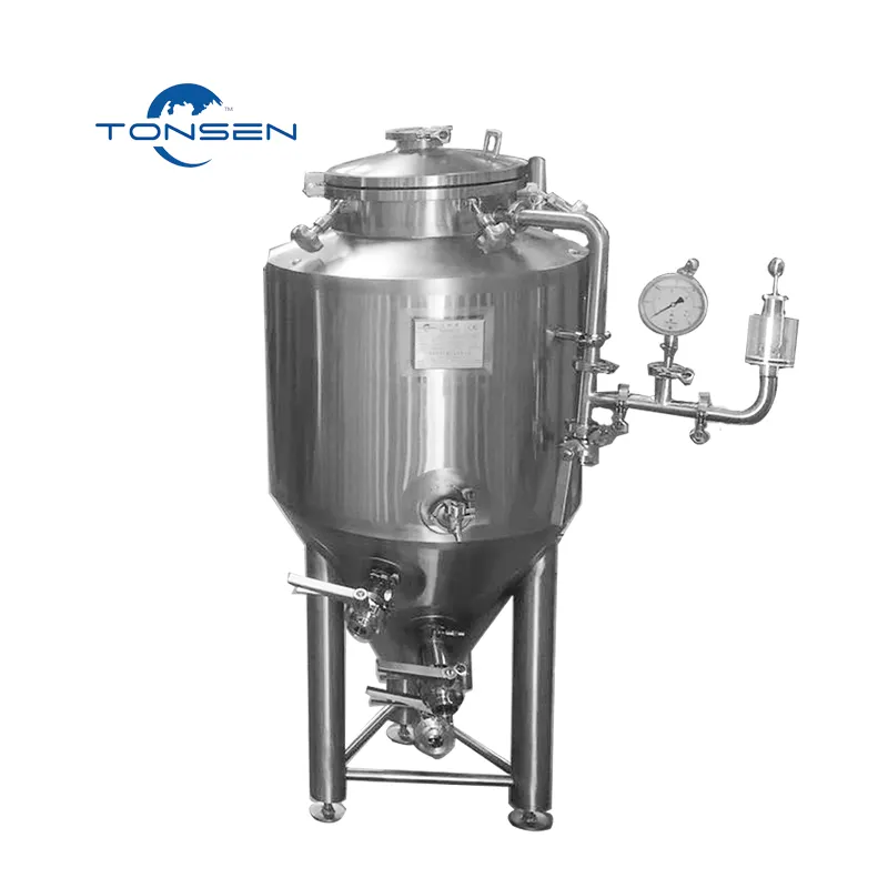 Stainless steel beer fermentation system 100 liter conical fermenter