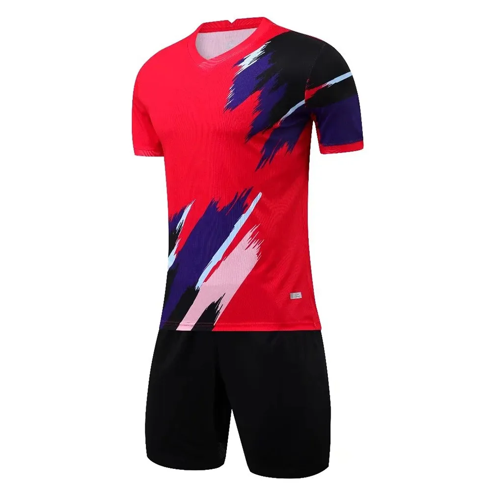 Soccer Jerseys Set Team Football Uniform With Wholesale New Design Custom Football Jersey OEM Football Clothes For Training