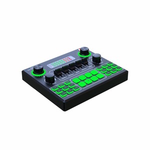 V9SJUsbオーディオインターフェースサウンドカードサウンドカード録音カラオケポッドキャストプロフェッショナル電源ミュージックスタジオ機器 - Product Image 2