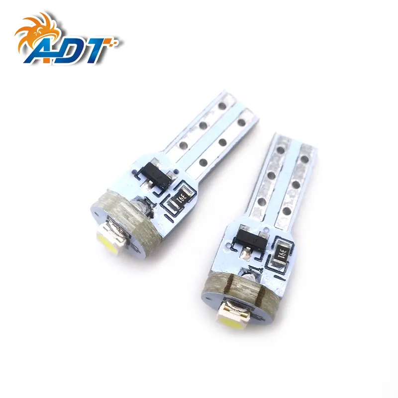 ADT-Iluminación led para el interior del coche, luces para el salpicadero, t5, W3W, W1.2W, 3528, 5050, canbus, t5, t10