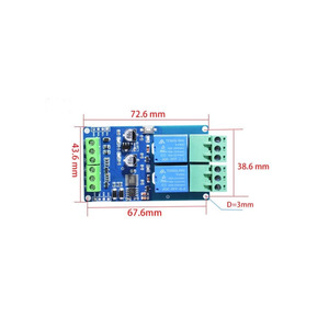 Taidacent Modbus-Rtu 5V 12V 24V 1/2/Kanal relais modul Modbus-Schalter Eingang Ausgang Opto Isolation RS485 TTL Anti-Reverse - Product Image 3