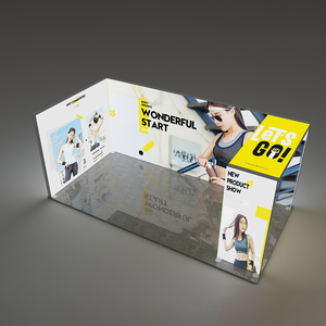 JiongChang Custom Stands Lighting Boxes Advertising Exhibition Booth Illuminated Seg Portable Lightbox - Product Image 6