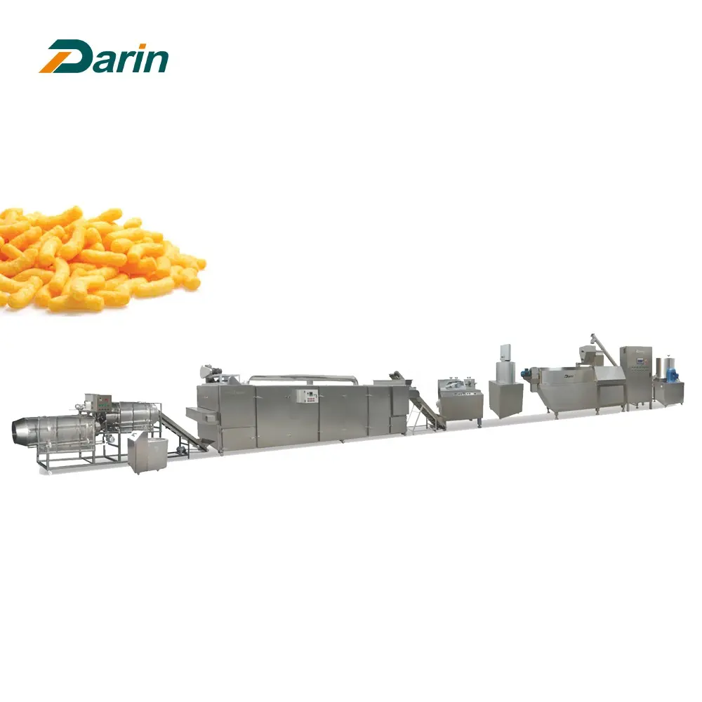 Fabrieksprijs Gepofte Maïs Snacks Voedselmachine Extrusie Voedselverwerkende Machine