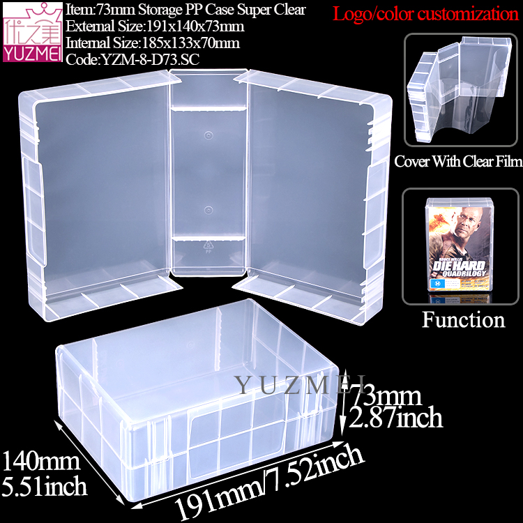 73mm Storage PP Case Super Clear