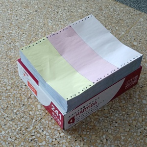 1/2/3/4/5 Ply NCR Muestra gratis Entrega rápida Papel de impresión de computadora en blanco sin carbón continuo