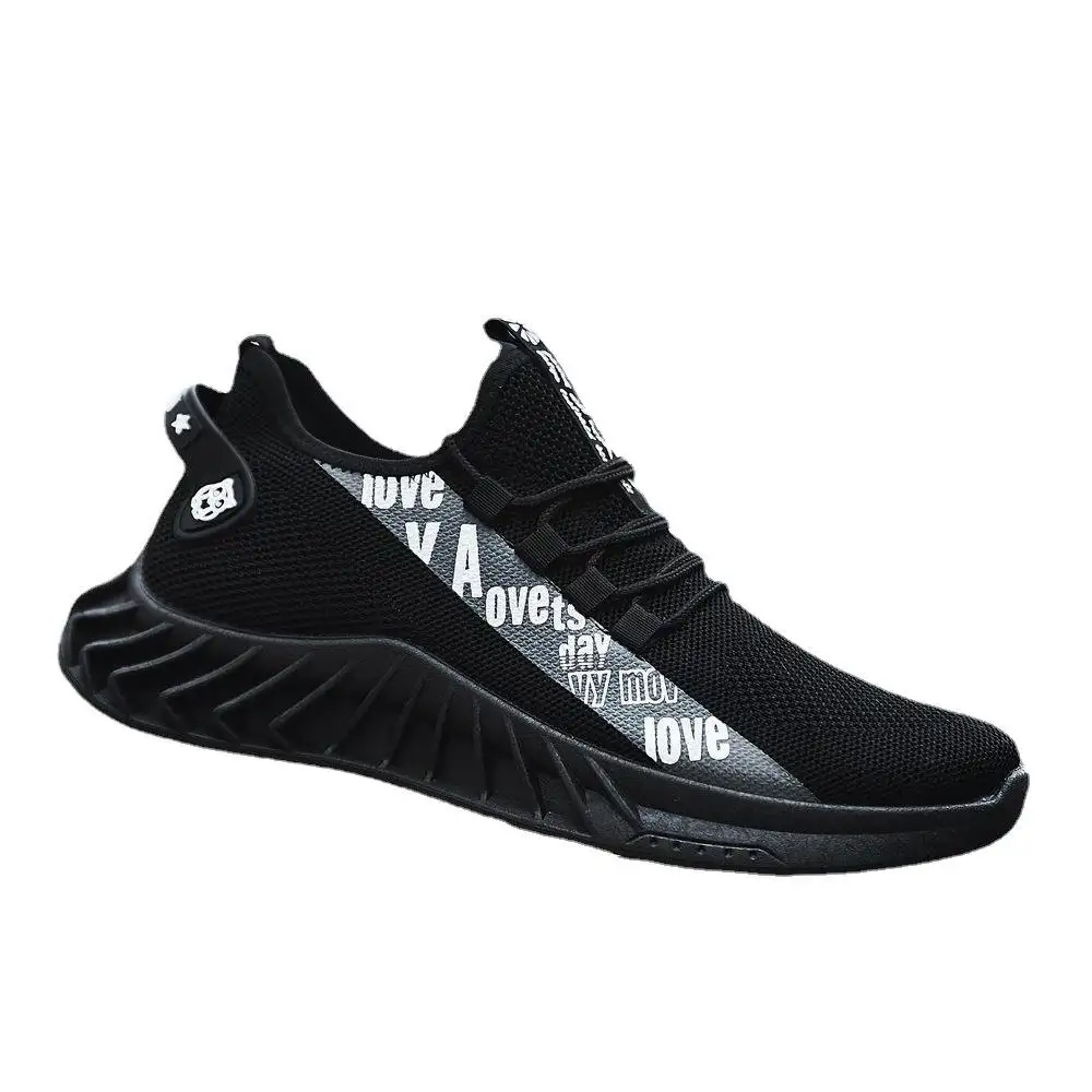 2023Wholesale Breathable Lightweight Mens Walking Shoes Slip On Running Shoes Casual Fashion Mesh Running Shoes Sneakers for Men