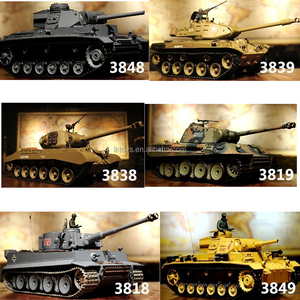 Henglong uzaktan kumandalı Tank 1:16 RC tankı 2.4G 15CH Abrams sigara ve titreşim kontrolörü ateş mermi ile ana savaş tankı - Product Image 4