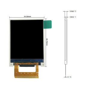 Risoluzione Display Lcd da 1.77 pollici schermo a colori 128*160 interfaccia Rgb campanello visivo interfaccia Mcu a colori Display Lcd fabbrica Oem