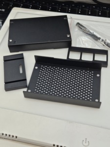 Hot <strong>Raspberry</strong> <strong>Pi</strong> 4 Aluminum <strong>Case</strong> Black Shell Silver Box Metal Enclosure for RPI 4 Model B - Product Image 3