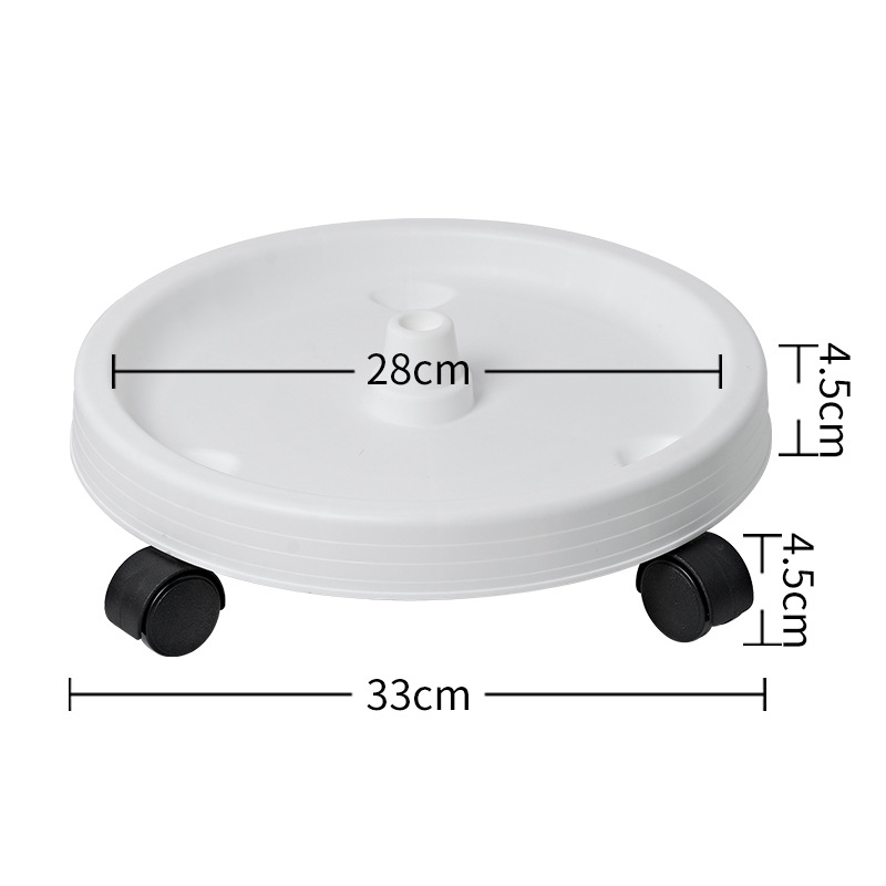 White tray