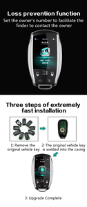 B-ONE Luxurious Multi-language Universal Modified Liquid Crystal <strong>Key</strong> for BMW Benz Lexus Ford KIA Smart Remote Car <strong>Key</strong>