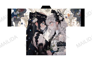 애니메이션 소녀 기모노 가디건 해피 코트 애니메이션 엑스포 오프라인 모임 유카타 오래가는 멋진 망토 - Product Image 2