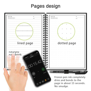 Newyes B5 Size Stone Paper <strong>Exercise</strong> Book Reusable Notepad Cloud Smart Erasable <strong>Writing</strong> <strong>Notebook</strong> - Product Image 4