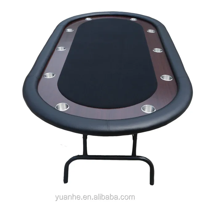 Mesa de póker de juego texas hold'em, casino premium de lujo, 10 personas, a la venta