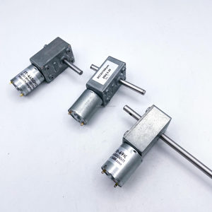 高扭矩蜗轮减速机电机12V 24V 3转/分 ~ 600转/分速度可调直流减速机微电机飞碟捕捉器 - Product Image 5