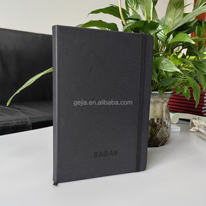 Factory Customization Color Edge Leather Hardcover Journal Planner Calendar Pad Pu Cover <strong>with</strong> <strong>Elastic</strong> <strong>Bound</strong> Gold Edge <strong>Notebooks</strong> - Product Image 5