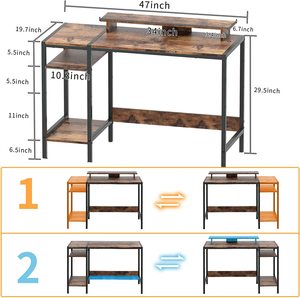 Stand PC Computer Tisch Ecke Schreibtische Möbel China Großhandel höhen verstellbare Computer Schreibtisch