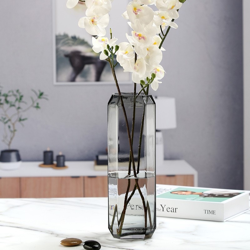 Factory Produced Wholesale Glass Luxury Vase Glass