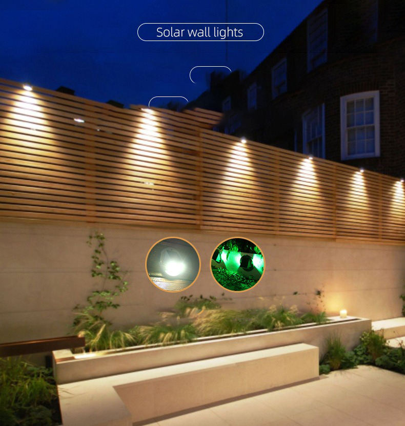 Lumière blanche + verte