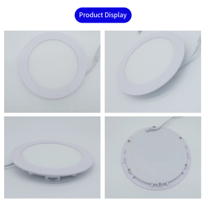 Kolay kurulum için gömülü kontrol ile sıcak satış Ultra ince dairesel RGB LED Panel lambası akıllı ampuller - Product Image 5