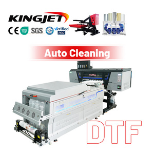 Kingjet Large-format 8sqm/h 68CM Digital Dtf <strong>Printer</strong> Printing Machine With Upgraded Version Powder Shaker - Product Image 1