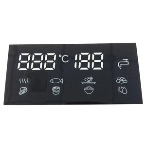Su misura 10 cifre 7 segmento Display a LED di colore bianco con corrente indicatore della scheda di controllo per elettrodomestici - Product Image 1