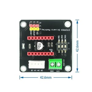 Placa de expansión de controlador de Motor paso a paso DRV8825 A4988, módulo de protección de Control de impresora 3D para Arduino para UNO R3 Ramps1.4 DIY, 10 Uds., 42 Uds.