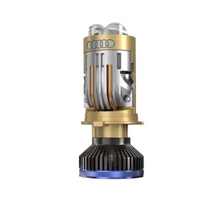 T8 Pro LED H4 หลอดไฟโปรเจคเตอร์ H4 Mini LED เลนส์เลเซอร์ติดตั้งเพิ่ม 150W Canbus ไฟ LED อัตโนมัติ H4 LED ไฟหน้าโปรเจคเตอร์ - Product Image 1