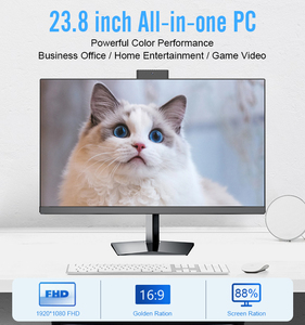 Ordenador de escritorio de alta gama, todo en uno, 23,8 pulgadas, I5 I7, monobloque, cámara oculta, oficina, todo en uno, 23.8Aio - Product Image 2