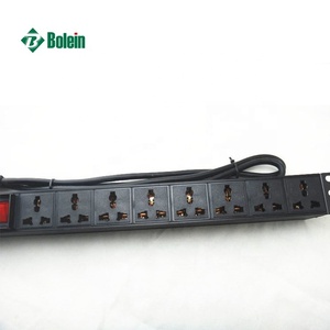 Güç anahtarı Network dolabı güç dağıtım ünitesi ile Bolein 6 yollu PDU 1.5U endüstriyel evrensel tip - Product Image 2