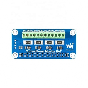 4チャネルパワーモニターHAT Raspberry Pi内蔵ADC I2Cインターフェース電流電圧消費電力供給アクセサリ - Product Image 3