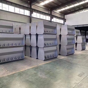 Hot bán đôi-bên 10 lỗ thép không gỉ Vườn Ươm máng tự động lợn feeders cho lợn trang trại - Product Image 5