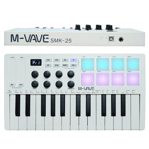 Profesional multifunción USB portátil Mini Piano Midi controlador 25 teclas MIDI teclado controlador - Product Image 1