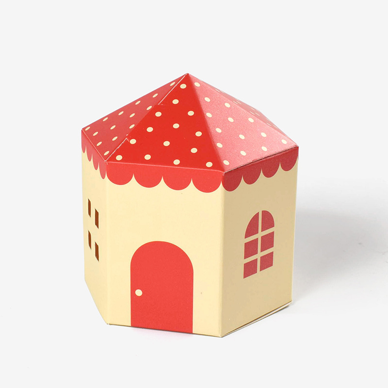 Castle in Red Color8.5x8.5x6.5cm