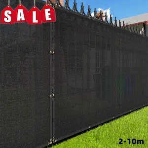 Red de valla de privacidad cortavientos para cancha de tenis de HDPE de alta durabilidad de 2X12m con vela de sombra de acabado UV para sombrilla Camping - Product Image 2